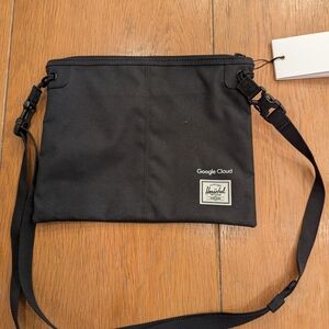Herschel Supply Company Black Messenger Bag